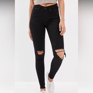 American Eagle Next Level Stretch Black Jegging